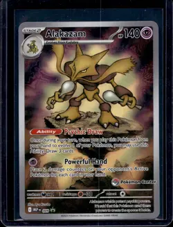Alakazam MEP 009 - Mega Evolutions 2025 Black Star Promo -Pokemon Center - Image 1