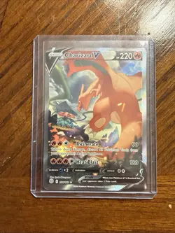 Pokemon Swsh09: Brilliant Stars #154/172 Charizard v Alternate Full Art - Image 1