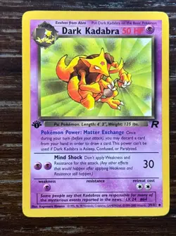 Dark Kadabra - 1st Edition - 39/82 - Team Rocket - Pokemon - Image 1