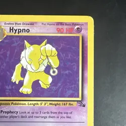 Pokemon TCG Hypno Fossil Non Holo Rare 23/62 Vintage WotC - Image 3