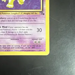 Pokemon TCG Hypno Fossil Non Holo Rare 23/62 Vintage WotC - Image 4
