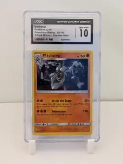Machamp #65/145 - CGC 10 GEM MINT 2017 Pokemon Guardians Rising Cosmos Holo - Image 1