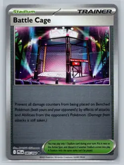 2025 Mega Evolution Series - Phantasmal Flames Battle Cage Reverse Holo #85 - Image 1