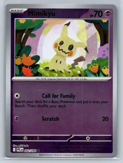 2025 Mega Evolution Series - Phantasmal Flames Mimikyu Reverse Holo #42 - Image 1