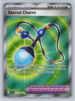 2025 Mega Evolution Series - Phantasmal Flames Sacred Charm Full Art #122 - Image 1