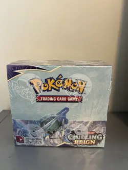 Chilling Reign Booster Box - New Factory Sealed - Pokemon TCG Sword & Shield - Image 1