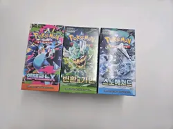 30 Pack Lot Pokemon TCG Korean Packs! 3 Sealed Booster BOXES USA TARRIFF FREE - Image 1