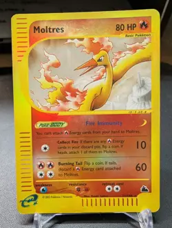 Pokemon TCG Moltres 21/144 Skyridge Reverse Holo - Image 1