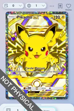 Pokemon TCG POCKET - Lunala Full Art 2⭐, Deluxe ex, English - Image 1