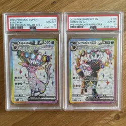 Pokemon #176 UMBREON EX & #175 ESPEON PSA 10 - Image 1