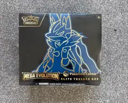 Pokemon Center TCG: Mega Evolutions Lucario Elite Trainer Box (ETB) - SEALED - Image 1