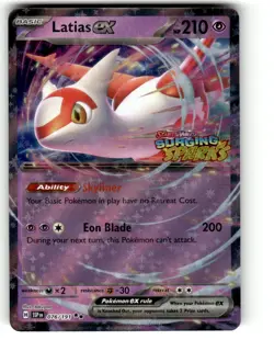 Pokemon TCG SV Promos #076/191 Latias EX (Stamped) NM - Image 1