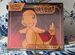 Pokemon: Scarlet & Violet 3: Obsidian Flames Elite Trainer Box - 9 Packs 820650853913 - Image 1