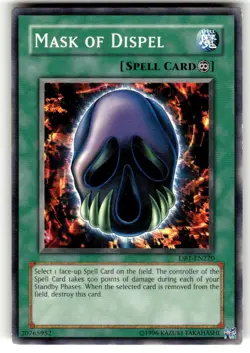 Yugioh Mask of Dispel DB1-EN220 Common NM - Image 1