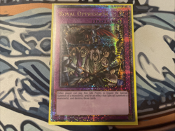 Yugioh Royal Oppression Quarter Century Secret Rare RA04-EN120 Near Mint - Image 1