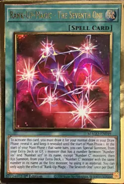 Rank-Up-Magic - The Seventh One MAGO-EN049 1st Edition Premium Gold Rare VLP - Image 1
