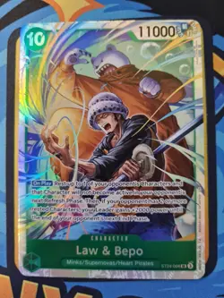 Law & Bepo ST24-004 SR | One Piece Card Game - Image 1