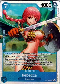 One Piece | Royal Blood | Rebecca | SR | OP10-058 | NM - Image 1
