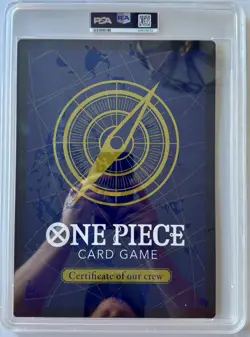2023 One Piece Monkey D. Luffy Original Crew Certificate PSA 5 Jumbo Oversized - Image 2