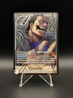One Piece OP14 The Azure Sea’s Seven - Crocodile OP14-079 Leader Alt Art - Image 1