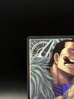 One Piece OP14 The Azure Sea’s Seven - Crocodile OP14-079 Leader Alt Art - Image 2