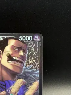 One Piece OP14 The Azure Sea’s Seven - Crocodile OP14-079 Leader Alt Art - Image 3