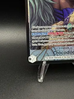 One Piece OP14 The Azure Sea’s Seven - Crocodile OP14-079 Leader Alt Art - Image 5