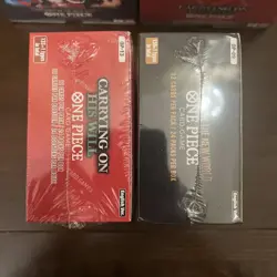 One Piece OP13 Carrying on His Will & OP09 Emperors in the New World SEALED Box - Image 2