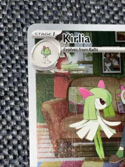 Pokemon TCG Kirlia Scarlet & Violet Base Set Holo Illustration Rare Card 212/198 - Image 3