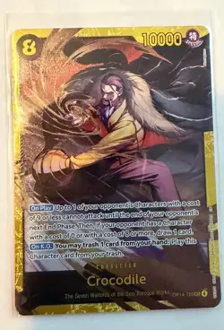 Bandai One Piece CCG Crocodile OP14-120 Character Card Foil Special 10000 Power - Image 1