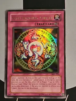 Yu-Gi-Oh! Magic Ruler Spellbinding Circle Ultra Rare Trap Card MRL-006 HP - Image 1