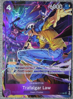 Trafalgar Law (Illustration Box Vol.6) P-093 One Piece Promotion Cards Foil - Image 1