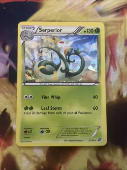 Serperior - 5/114 (Cracked Ice Holo) #005/114 Deck Exclusives Pokemon Card - Image 1