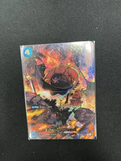 Edward Weevil SP R EB01-023 THE AZURE SEA'S SEVEN ONE PIECE Card ENGLISH OP14 - Image 1