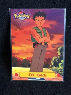 Topps Series 1 1999 TV Animation Ed BROCK TV4 Pokemon Character Card - Image 1