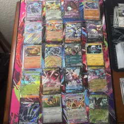 Pokemon 16 Card Collection Lot nm Ex Mega V Holo Rares Nm K6 - Image 1