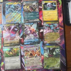 Pokemon 16 Card Collection Lot nm Ex Mega V Holo Rares Nm K6 - Image 2