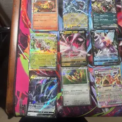 Pokemon 16 Card Collection Lot nm Ex Mega V Holo Rares Nm K6 - Image 3