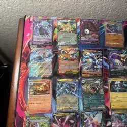 Pokemon 16 Card Collection Lot nm Ex Mega V Holo Rares Nm K6 - Image 4