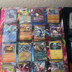 Pokemon 16 Card Collection Lot nm Ex Mega V Holo Rares Nm K6 - Image 5