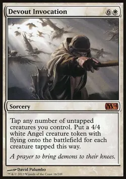 Devout Invocation - Magic 2014 | MTG Card - Image 3