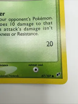 Nincada 67/107 EX Deoxys Reverse Holo Rare Stamped Pokemon Card - Image 5