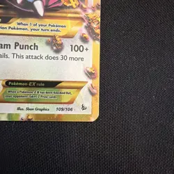 Pokemon Card Mega M Kangaskhan EX Flashfire Holo 109/106 Secret Rare HP - Image 5