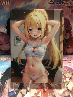 Beautiful Waifu Card Goddess Story CCG Anime Waifu Double Sided - Image 1