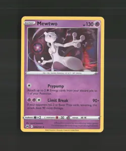 Mewtwo 059/159 Crown Zenith Holo Rare Pokemon Card NM - Image 1