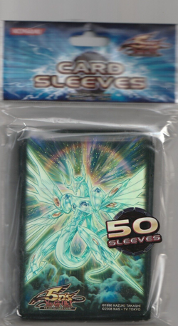 50 glossy Yugioh Blue Eyes Dragon DECK PROTECTORS CARD SLEEVES Konami - Image 1
