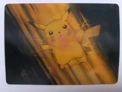 Pokemon Lenticular Pikachu Card - Viz Video Pioneer PIKA-0018D - 3D Promo - Image 1