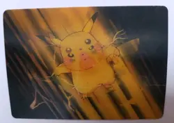 Pokemon Lenticular Pikachu Card - Viz Video Pioneer PIKA-0018D - 3D Promo - Image 4