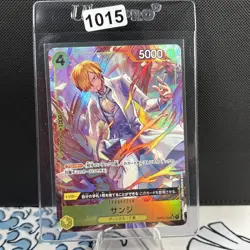 Sanji (Alt Art) OP04-104 SR ONE PIECE Card The Best PRB-01 Japanese (1015) - Image 1