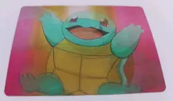 1998 Pokemon Video Pioneer Lenticular Squirtle Viz Promo Card Pika-0023D/DVD - Image 1